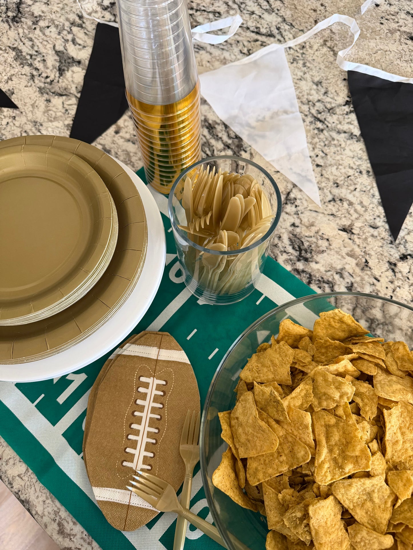 Super Bowl Party Pack - Game Day Tableware & Decor Set