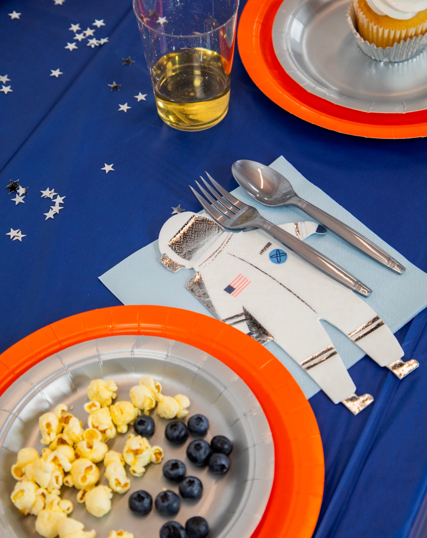 Blast Off Petite Party Pack – FettiFilled Astronaut Birthday Party Supplies for 8 Guests