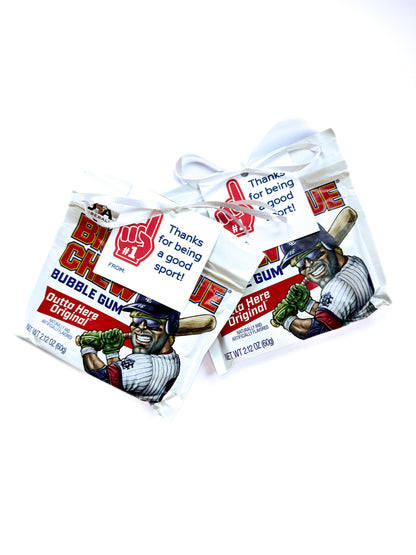 Big League Chew Valentine – with Custom Name Tag