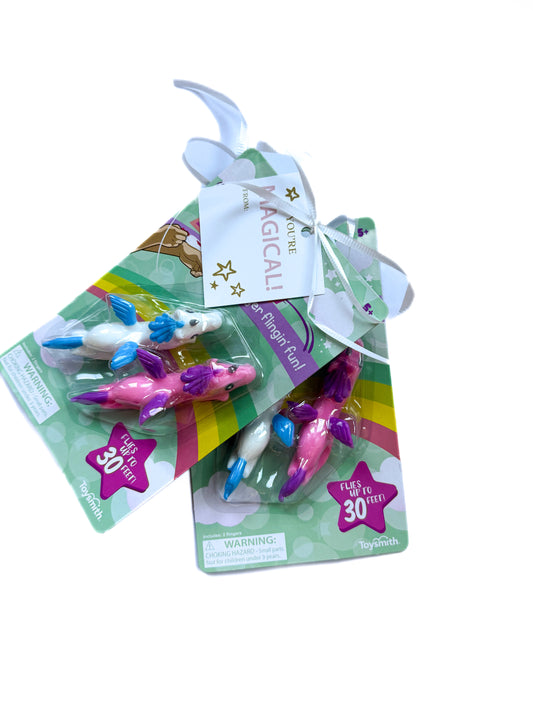 Unicorn Flinger Valentine – with Custom Name Tag