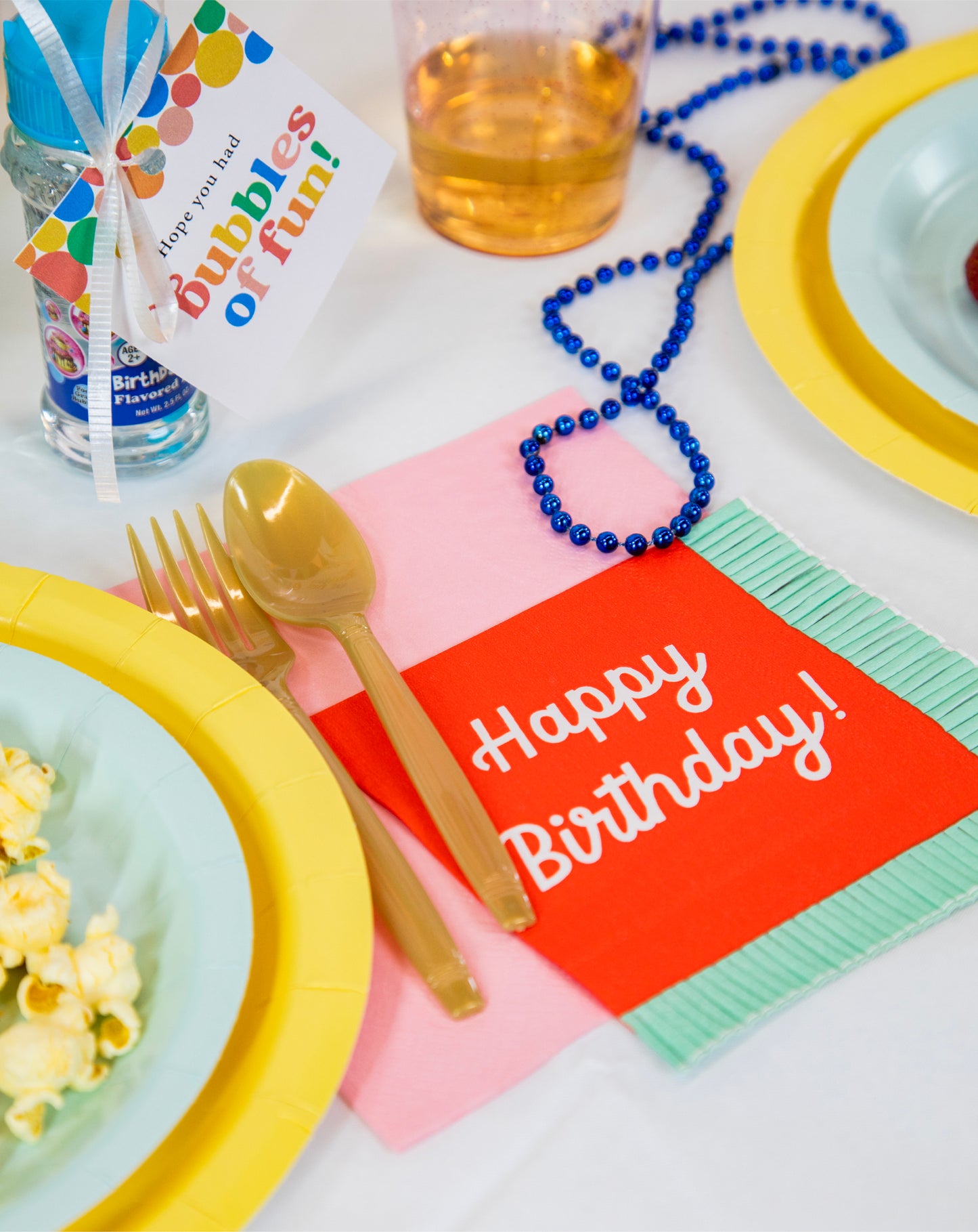 Happy All The Time Party Pack – FettiFilled Colorful Birthday Party Supplies for 16 Guests