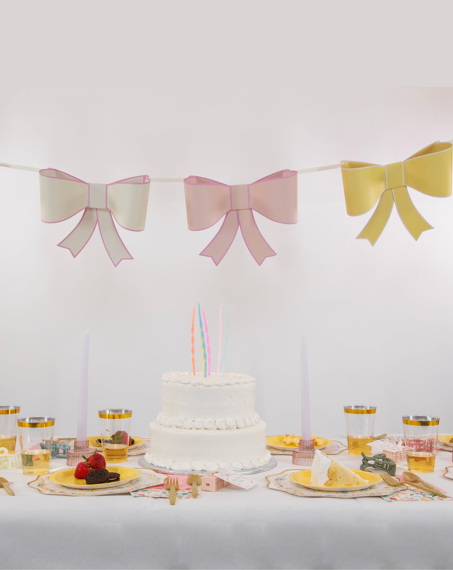 Bow-quet Birthday Party Pack – FettiFilled Garden Party Supplies for 16 Guests